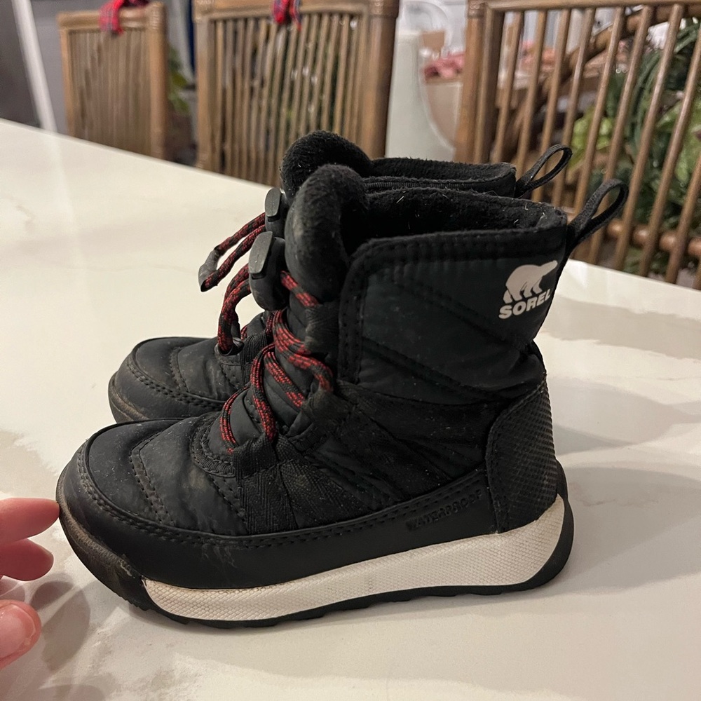 Sorel Black Kids Snow Boots
